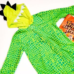 Kidgets Hooded One Piece Jumpsuit Dino Sleepwear Costume Dress Up Size 2…